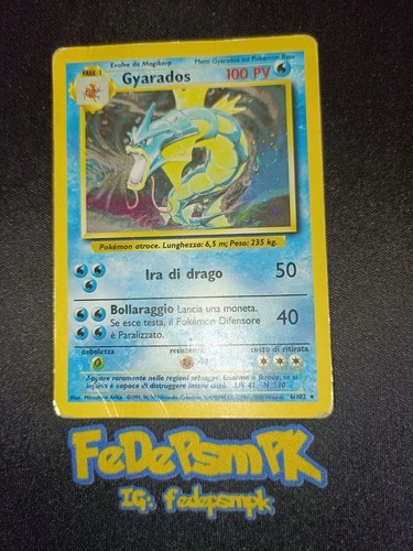 Pokemon gyarados 102 set - pokemon,