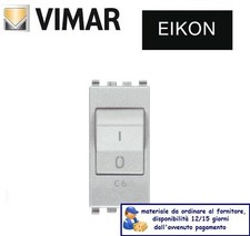INTERRUTTORE MAGNETOTERMICO C6 VIMAR EIKON NEXT 20405.06.N.