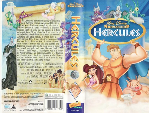 Hercules vhs - hercules, (1997)