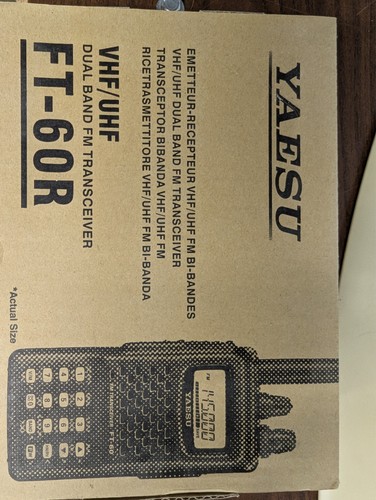 Yaesu 60r vhf - ft-60r, vhf/uhf