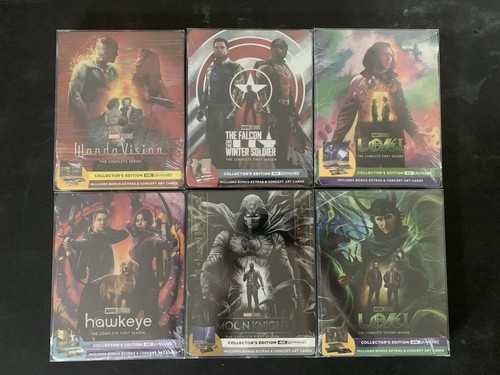 Marvel uhd steelbook lot x6 - marvel,