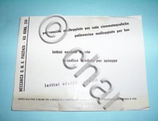 Catalogo illustrato Meccanica OMG - Lettini e poltroncine molleggiate - 1953