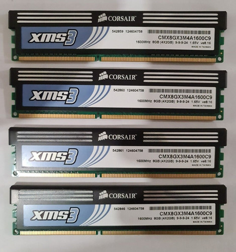 Kit ram corsair xms3 - xms3, x