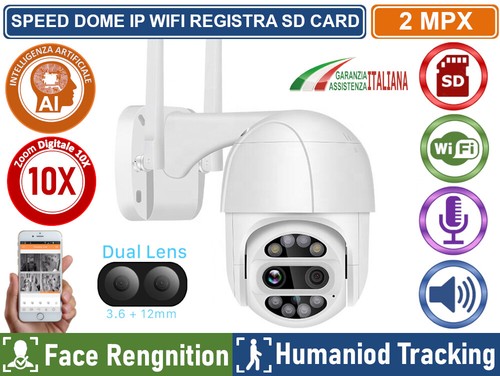 Telecamera wifi speed - speed, dome