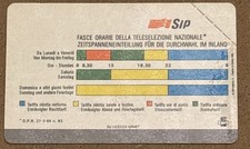scheda telefonica fasce orarie Alto Adige nuova Mantegazza 31-12-1990 Senza OCR