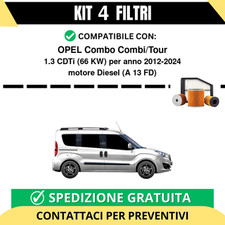 Kit 4 Filtri Tagliando per