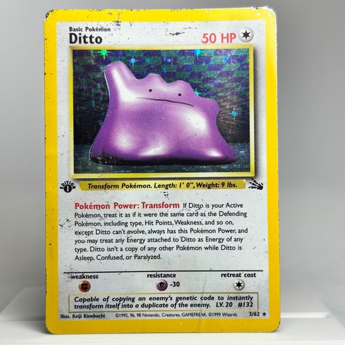 Ditto fossil raro pokemon - fossil,