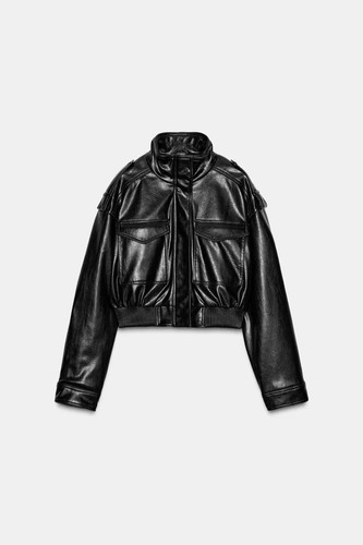 Zara faux leather - zara, with