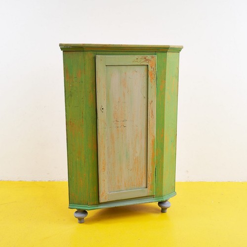 Antico mobiletto angolare - mobiletto,