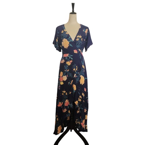 Maxi abito leith navy - maxi, floreale