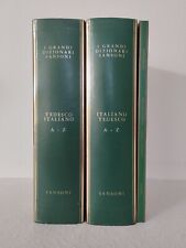 I GRANDI DIZIONARI SANSONI 2 tomi ITALIANO TEDESCO 1970 + Supplemento 1984
