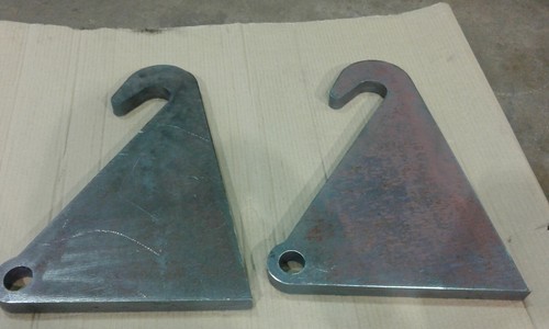 Coppia staffe carico - staffe,