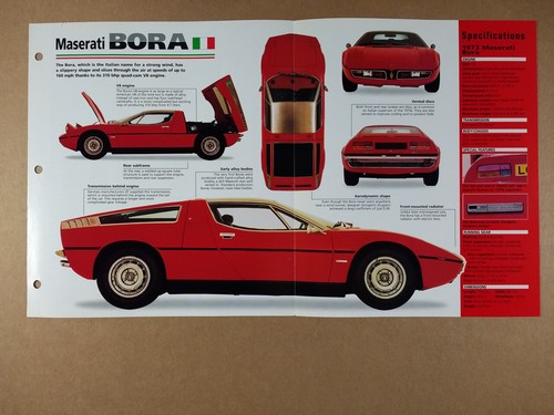 Scheda informativa maserati - scheda,