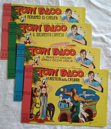 Tony falco lotto 4 albi - falco,