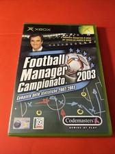 GIOCO VIDEOGIOCO XBOX Football Manager Campionato 2003 Italiano Completo