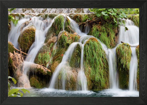 Cascata con tronco - , d'albero
