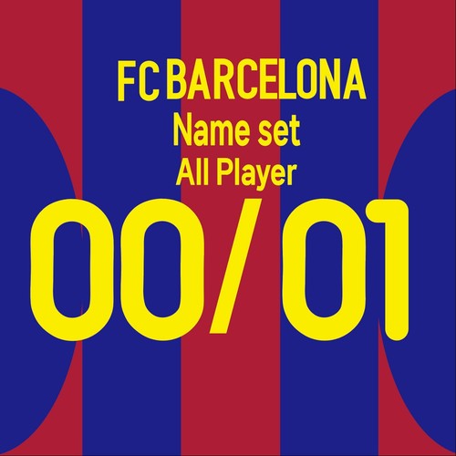 Set nome barcellona 2000 - 2000/01,