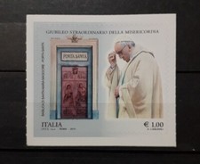 2015 FRANCOBOLLO PAPA FRANCESCO GIUBILEO MISERICORDIA 1 EURO NUOVO