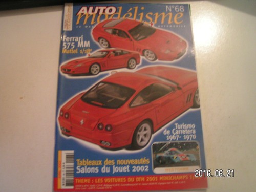 Auto modélisme n 68 dtm - auto, n°68