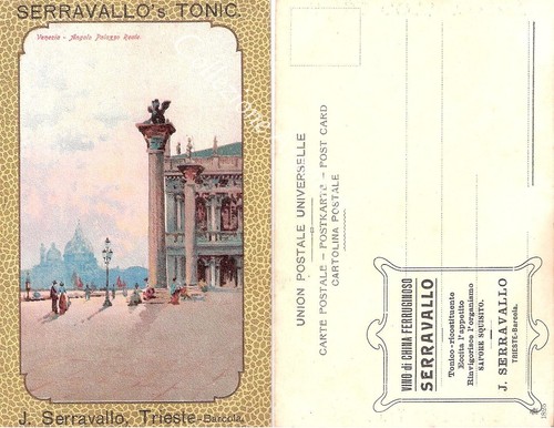 Cartolina pubblicitaria vino - cartolina,