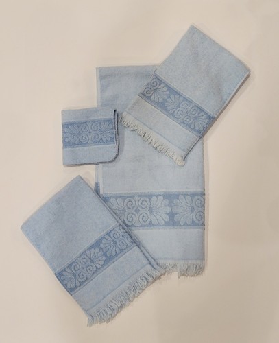 Set asciugamani bagno vintage