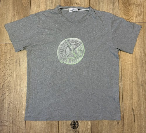 Shirt stone island grigia - t-shirt,