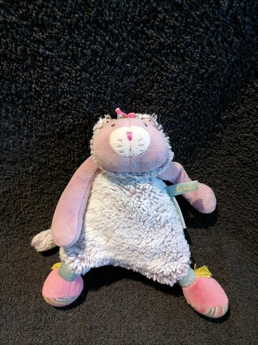 Doudou peluche chat - violet, "