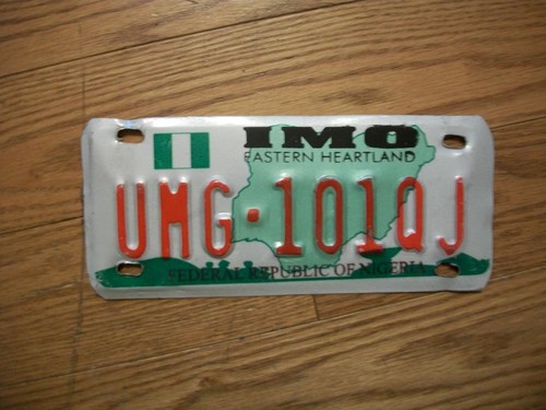 Targa singola imo nigeria - imo,