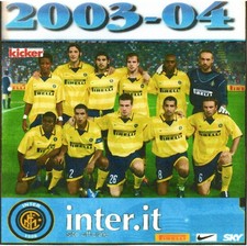 3 DVD INTER  2000/04 - IL FILM DEL CAMPIONATO, CHAMPIONS LEAGUE E COPPA ITALIA