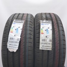 215 55 16 2x Goodyear 215/55 R16 97W XL Pneumatico Estivo 2023 Pieno come Nuovo