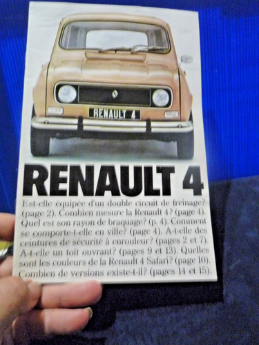Renault brochure - renault, 4