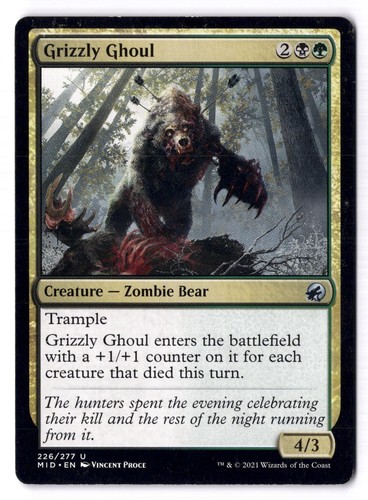 Grizzly ghoul quasi - grizzly, nuovo*