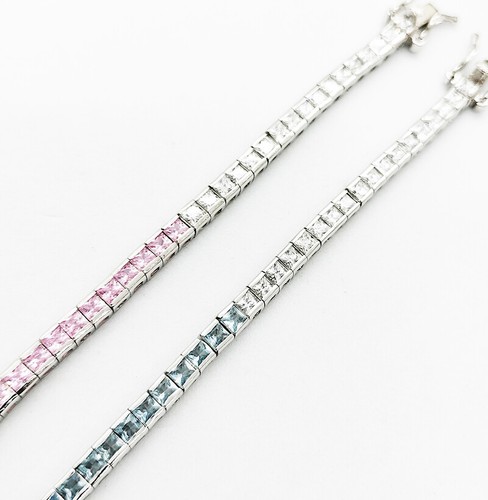 Bracciale donna tennis argento - bracciale,