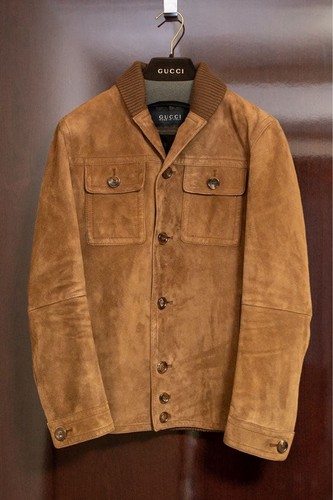 Gucci giacca scamosciata - gucci,