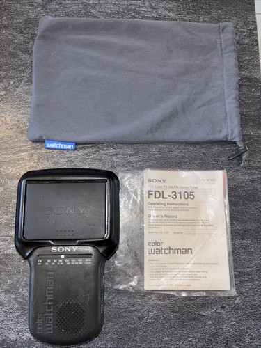 Radio sony watchman color - tv,