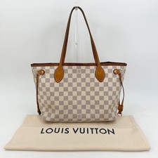 Borsa a tracolla Louis Vuitton Damier Azur mai completa PM N51110 autentica