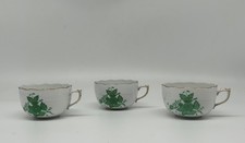 3 Tazze Herend Apponyi Verde