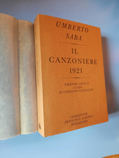 UMBERTO SABA IL CANZONIERE