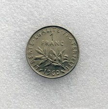 Moneta 1 Franco francese 1960