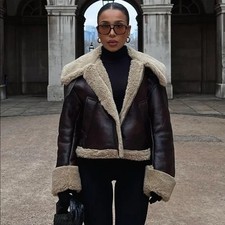 GIACCA AVIATORE ZARA MARRONE