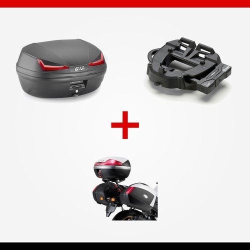 Kit givi e455n bauletto 45l - givi, +