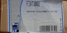 FIAT 3002 RICAMBI INDUSTRIALI  RADIATORE RISCALDAMENTO  PER   FIAT UNO
