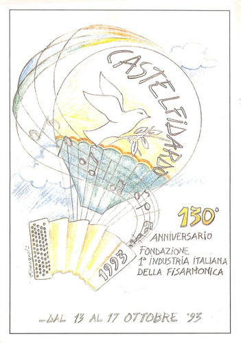 B4959 cartolina castelfidardo - cartolina,