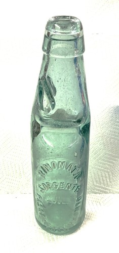 Bottiglia vetro vintage con - vetro,