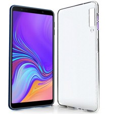 COVER CUSTODIA SLIM SILICONE MORBIDO TPU Samsung Galaxy A7 2018 A750 Trasparente