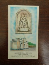 Santino 221. Holy Card. Immagine Madonna di Dinnammare (Messina) cm. 5,9X10,5