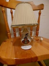 Lapada da tavola Anni 60 Musica Note Chitarra Violino in Ceramica Epoca 25 Cm