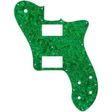 72' Deluxe Telecaster Pickguard (PAF Humbuckers) - 4 strati verde perla