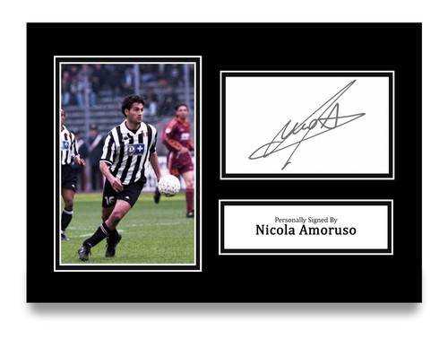 Nicola amoruso foto firmata - nicola, a