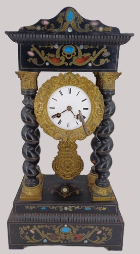 Pendule portique colonnes - pendule,